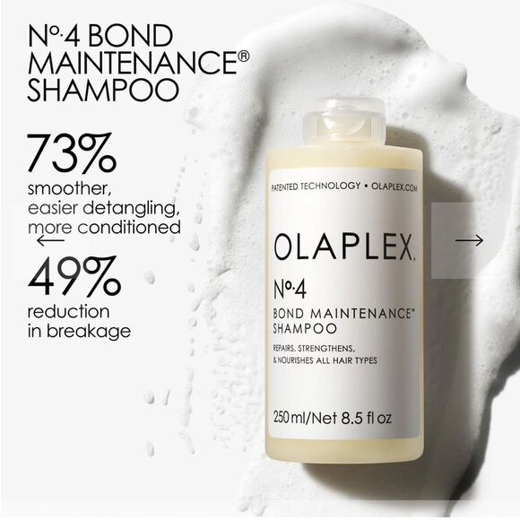 OLAPLEX Nº.4 BOND MAINTENANCE SHAMPOO repair, strengthen + all hair types​ - Picture 2 of 5